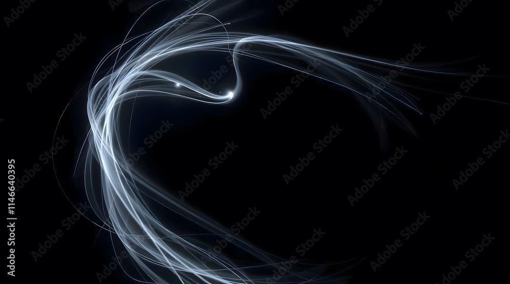 Fototapeta premium smoke on black