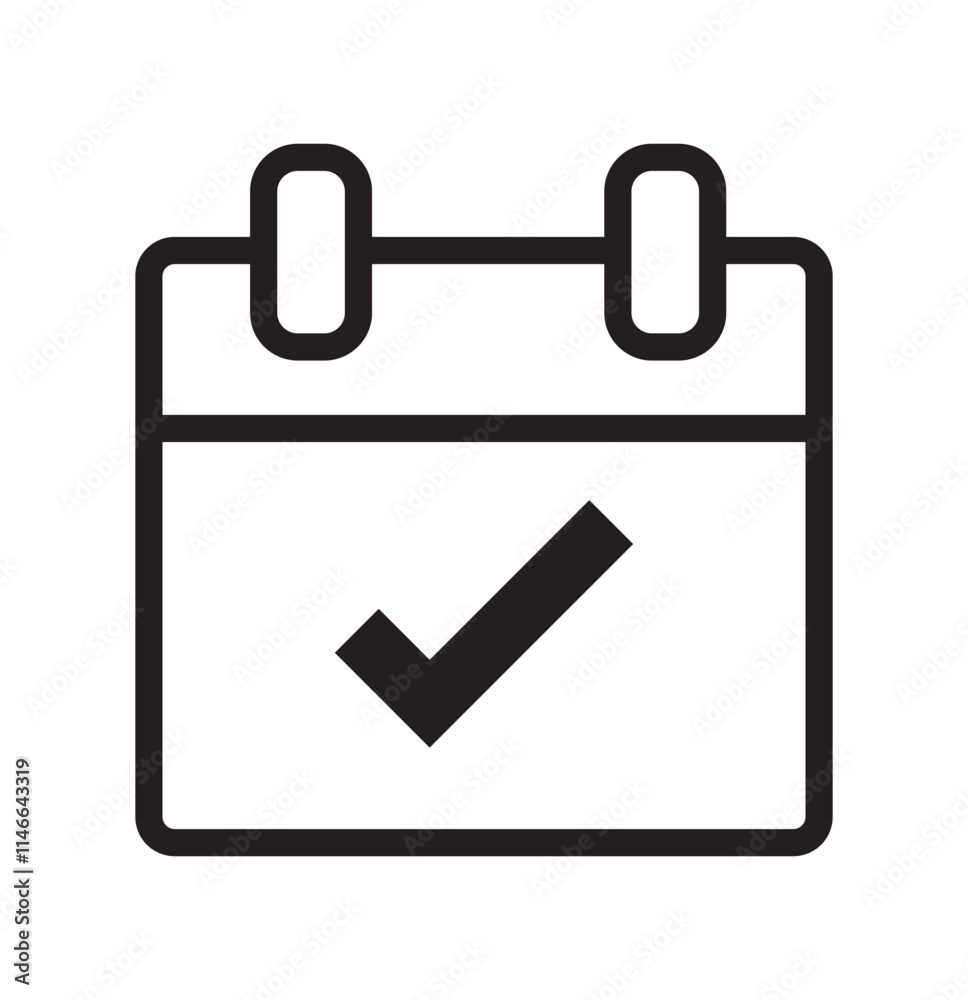 Podcast Calendar Icon Silhouettes - Scheduling and Planner Design Elements. Podcast Calendar Icon Silhouettes - Scheduling and Planner Design Elements.