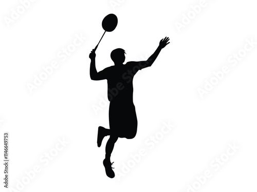 badminton silhouette