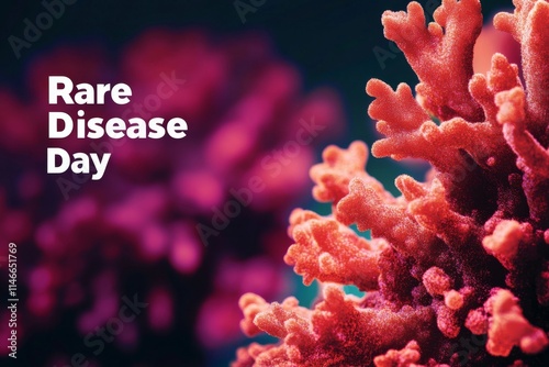 Rare Disease Day: Highlighting Awareness Through Vivid Coral Imagery for Medical Advocacy and Research