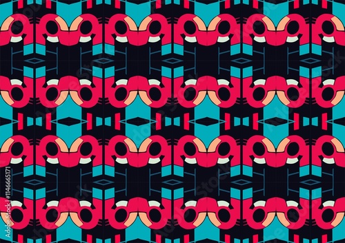 abstract seamless pattern background deco art
