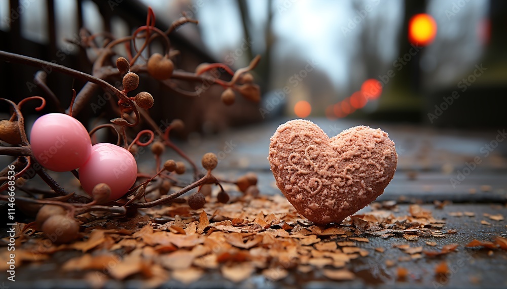 Fototapeta premium heart shaped candy
