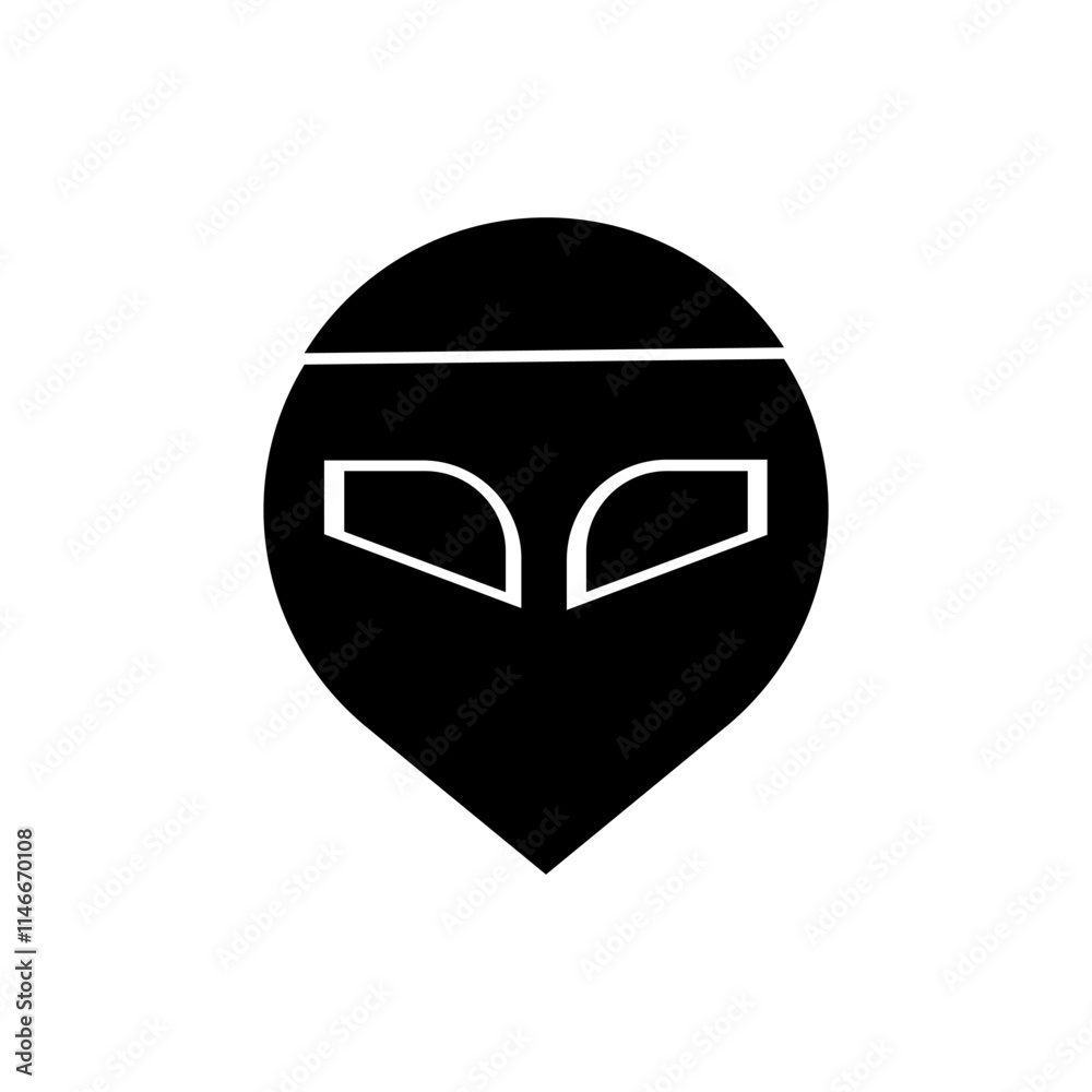: a unique mask item vector icon : a unique mask item vector icon
