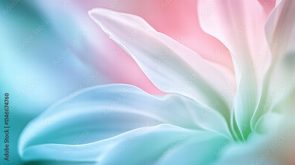 Obraz premium pastel flower petals abstract background