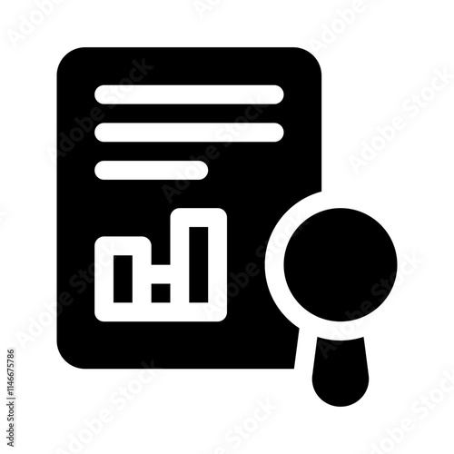 research glyph icon