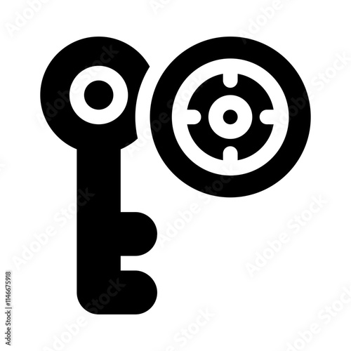 target keywords glyph icon