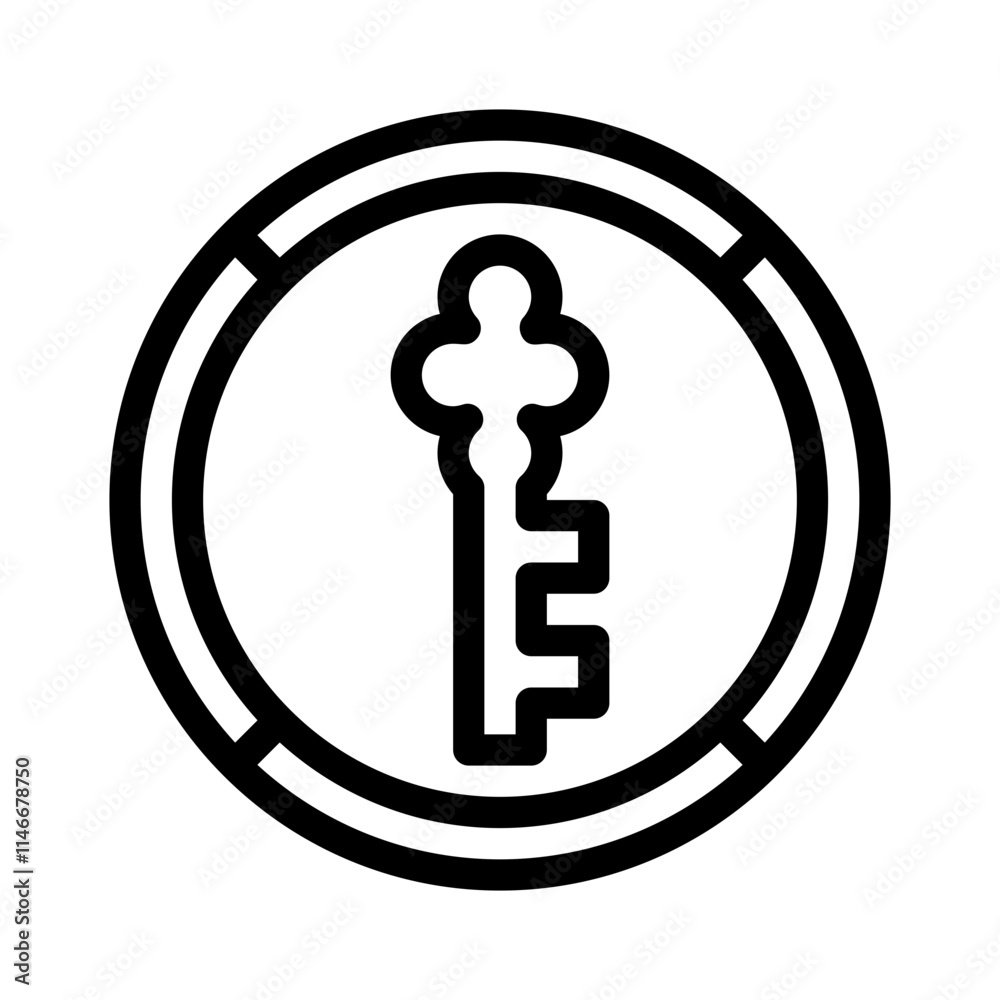 key line icon