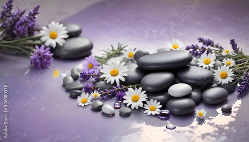 candles and stones