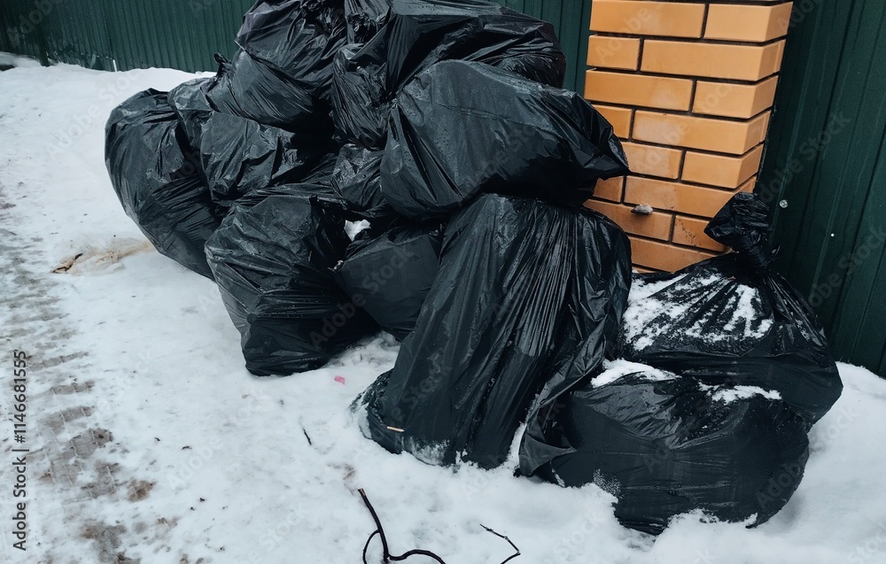 garbage in the city garbage in the city