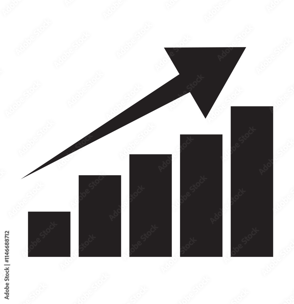 Bar Graph icon vector isolated on white background, Bar Graph sign , line or linear design elements in outline style Bar Graph icon vector isolated on white background, Bar Graph sign , line or linear design elements in outline style