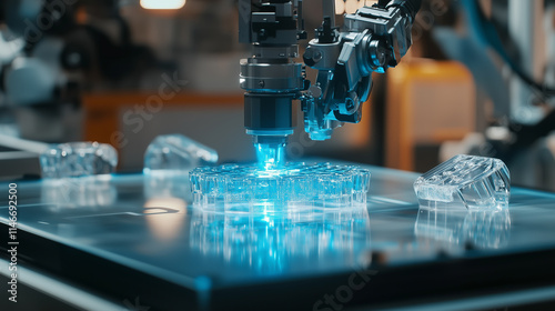 3D printer working in the lab