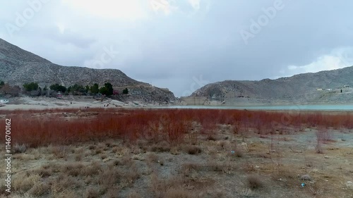 Drone Shot Hanna Lake Quetta Balochistan