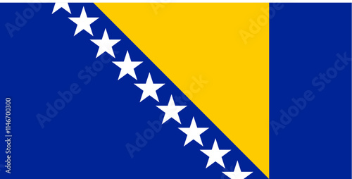 flag of bosnia herzegovina