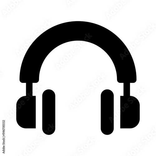 ear protection glyph icon