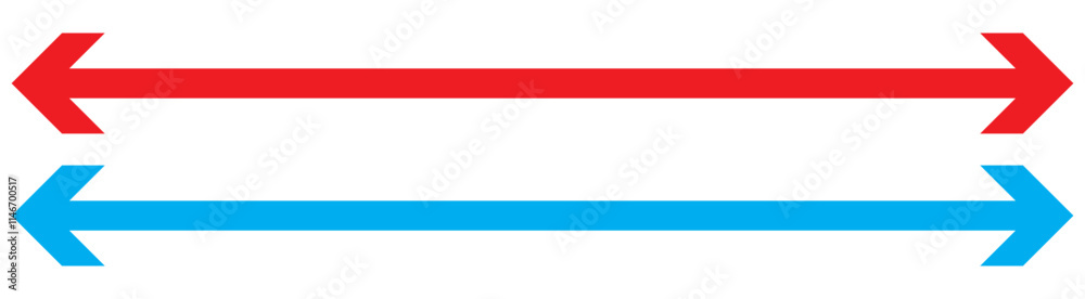 Blue long dual arrow icon vector. Simple dual arrow icon . Dual arrow Vector illustration. Double arrow icon . two side arrows icon vector. Double arrow icon. Vector illustration of blue dual arrow. Blue long dual arrow icon vector. Simple dual arrow icon . Dual arrow Vector illustration. Double arrow icon . two side arrows icon vector. Double arrow icon. Vector illustration of blue dual arrow.