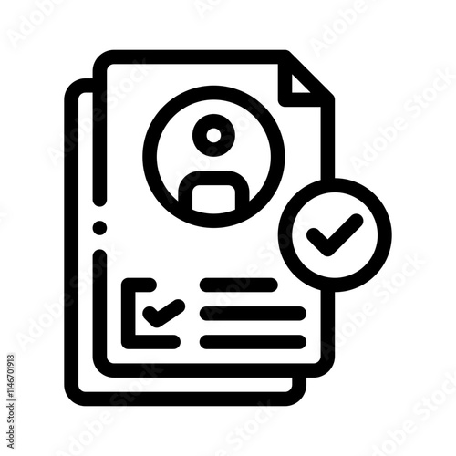 approval line icon