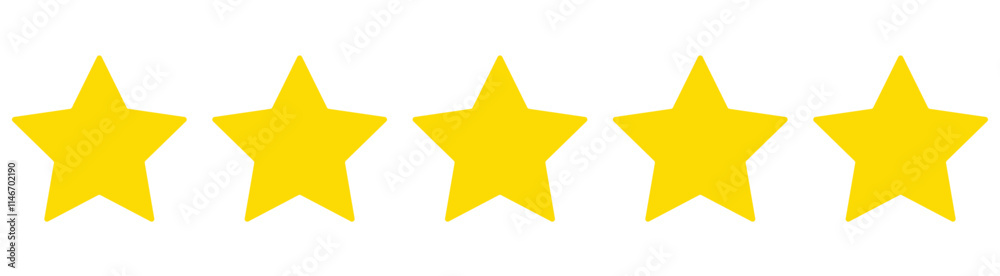 Five stars icon Vector. Five stars customer product rating review flat icon for apps and websites. Five stars icon Vector. Five stars customer product rating review flat icon for apps and websites.