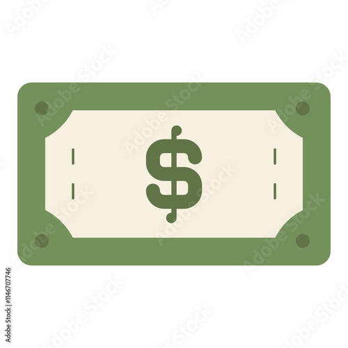 dollar money flat illustration