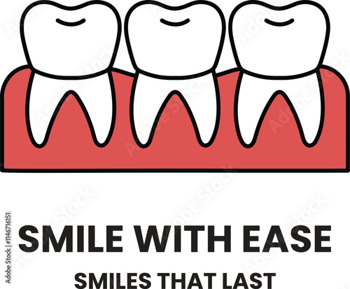 Illustration in concept of Dental Clinic and Dentist in line style
