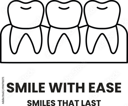 Illustration in concept of Dental Clinic and Dentist in line style