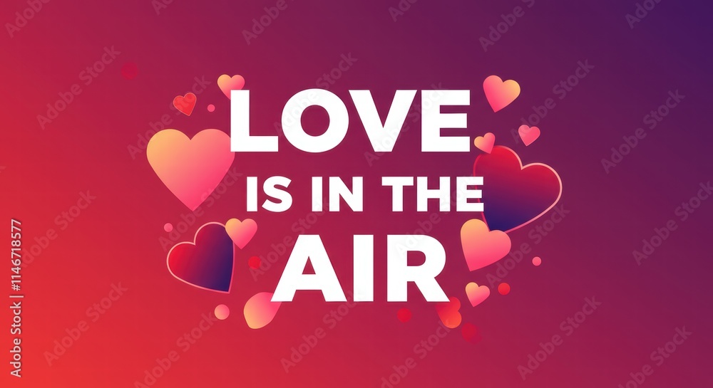 custom made wallpaper toronto digitalValentine's Day square banner templates. Vector illustration with hearts and pastel background.