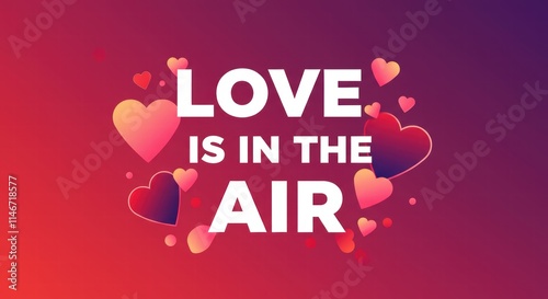 Wallpaper Mural Valentine's Day square banner templates. Vector illustration with hearts and pastel background. Torontodigital.ca