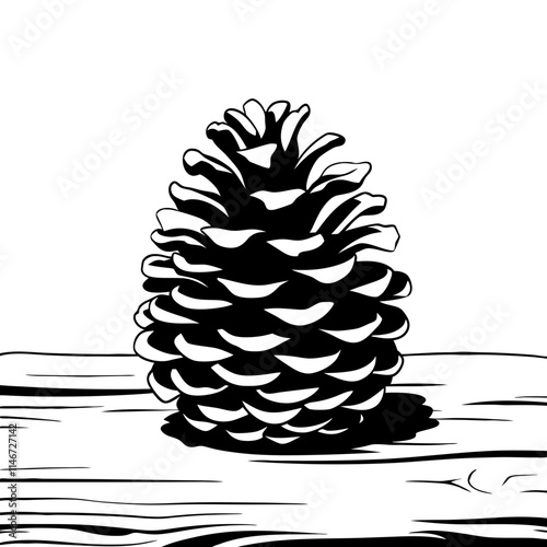  Pinecone Illustration Nature Vector Art for Graphic Design Projects