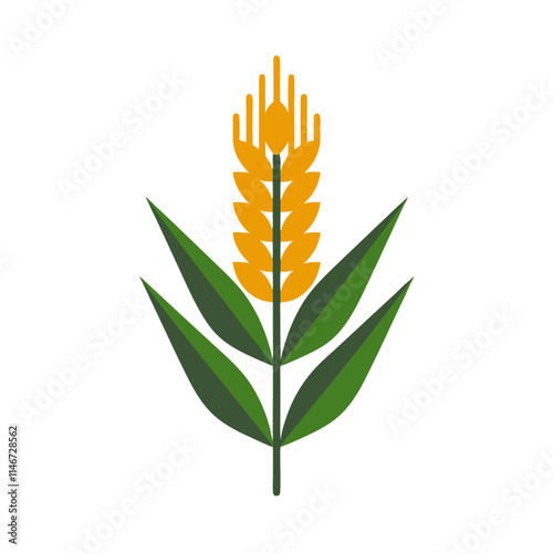 Wallpaper Mural  Vibrant Corn Plant Vector Illustration for Agricultural Design Torontodigital.ca