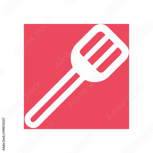  Modern Kitchen Spatula for Cooking and Baking Vector Illustration