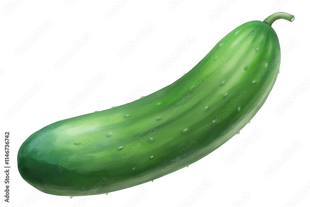 cucumber isolated on white background cucumber isolated on white background