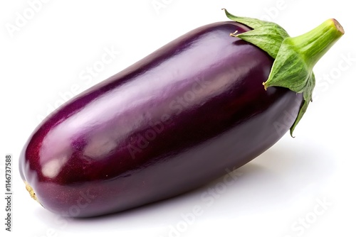 Wallpaper Mural eggplants isolated on white background Torontodigital.ca