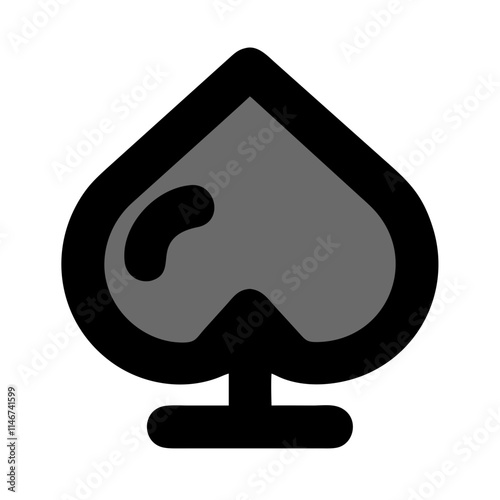  Spade Suit Vector for Card Game and Casino Design Elements