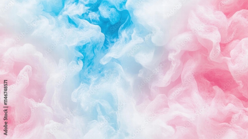 Fototapeta premium pastel pink and blue swirl abstract background