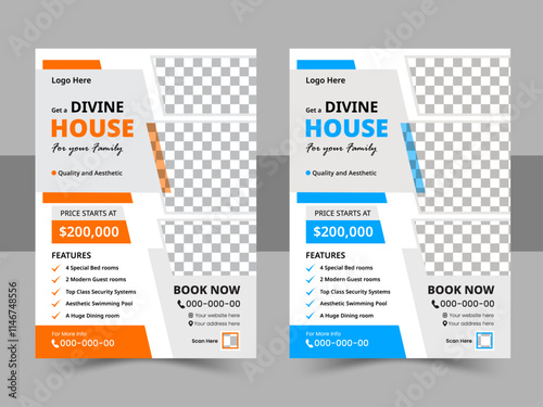New home poster template,Home sales real state flyer template design Editable Colourful Modern Minimal Creative Luxury Abstract Branding Brochure Poster Design Advertising