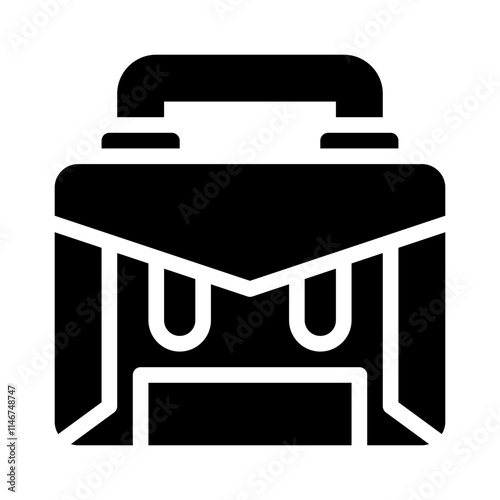 briefcase glyph icon