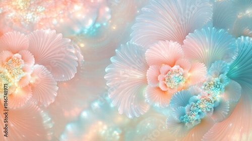 Wallpaper Mural pastel dream flowers abstract art Torontodigital.ca