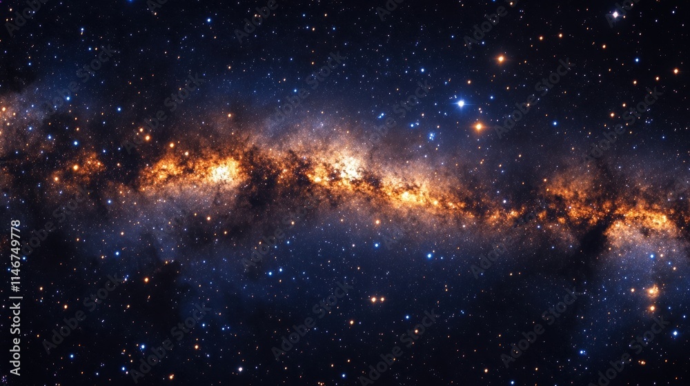 celestial tapestry: a stunning view of the milky way galaxy celestial tapestry: a stunning view of the milky way galaxy