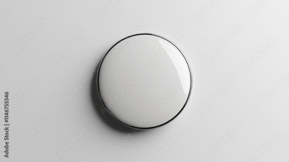 A minimalistic round object placed on a plain background, featuring a glossy surface that reflects light subtly, emphasizing simplicity and elegance. A minimalistic round object placed on a plain background, featuring a glossy surface that reflects light subtly, emphasizing simplicity and elegance.
