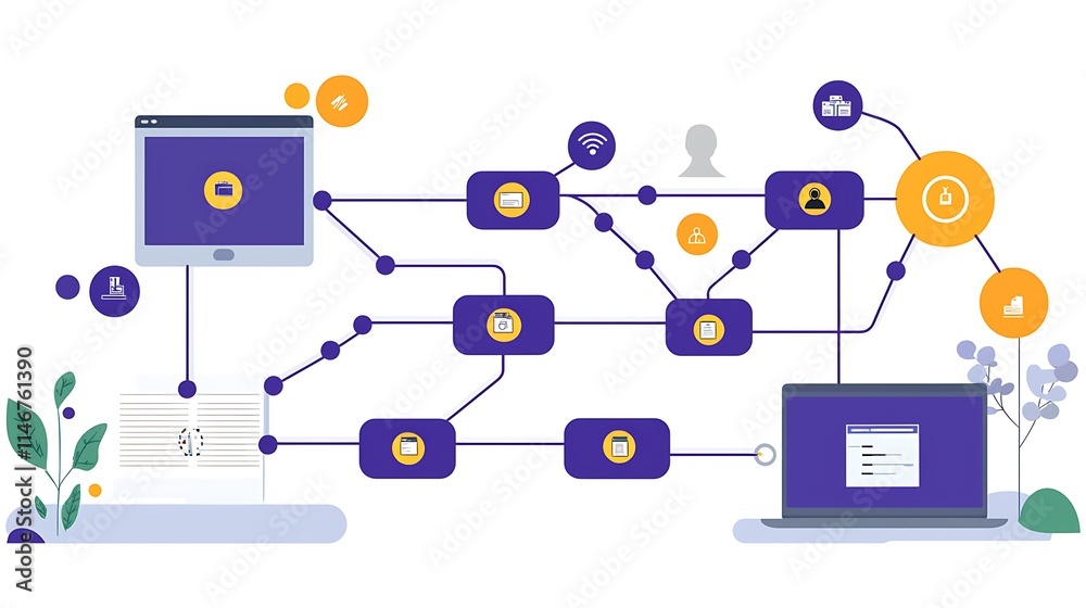 Digital network visualization Digital network visualization
