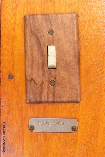 Interruptor de antiguo tren