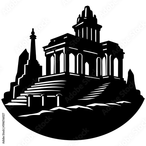 Historical Architecture Vector Art.