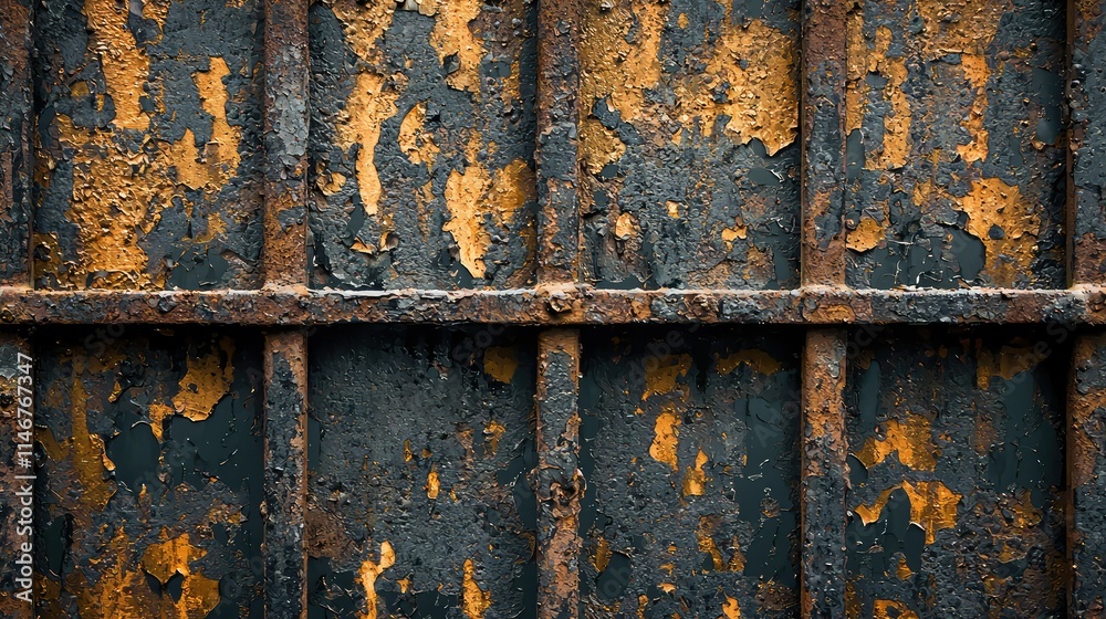 A Close-Up View of an Old, Weathered, and Rusty Metallic Surface with Striking Textures and Rich Earthy Tones of Orange and Brown, Ideal for Backgrounds and Textures in Design Projects A Close-Up View of an Old, Weathered, and Rusty Metallic Surface with Striking Textures and Rich Earthy Tones of Orange and Brown, Ideal for Backgrounds and Textures in Design Projects