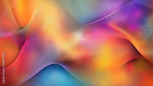 Wallpaper Mural abstract colorful wave pattern background Torontodigital.ca