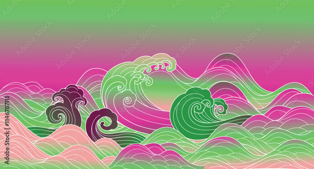 Floral Art background vector art collection Floral Art background vector art collection