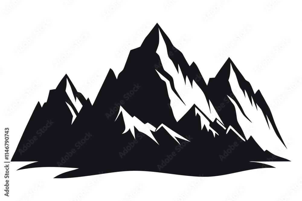 Fototapeta premium mountain landscape vector