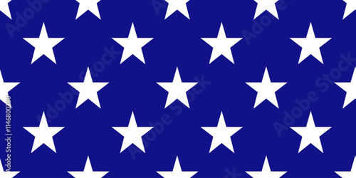 american flag star seamless pattern 