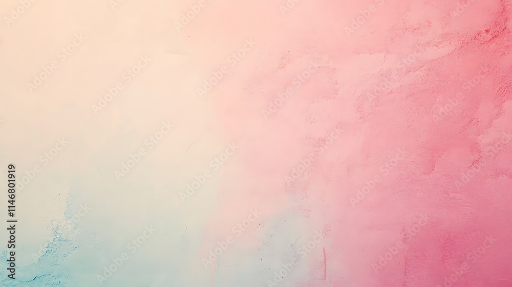 Soft Pastel Abstract Background: A calming and ethereal abstract background featuring a soft gradient of pastel pink, yellow, and blue hues.  Evokes a sense of tranquility and serenity. 