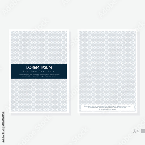 Modern cover design set. Blue, white abstract line pattern. Creative wavy stripe vector collection for business background, certificate, contemporary.
