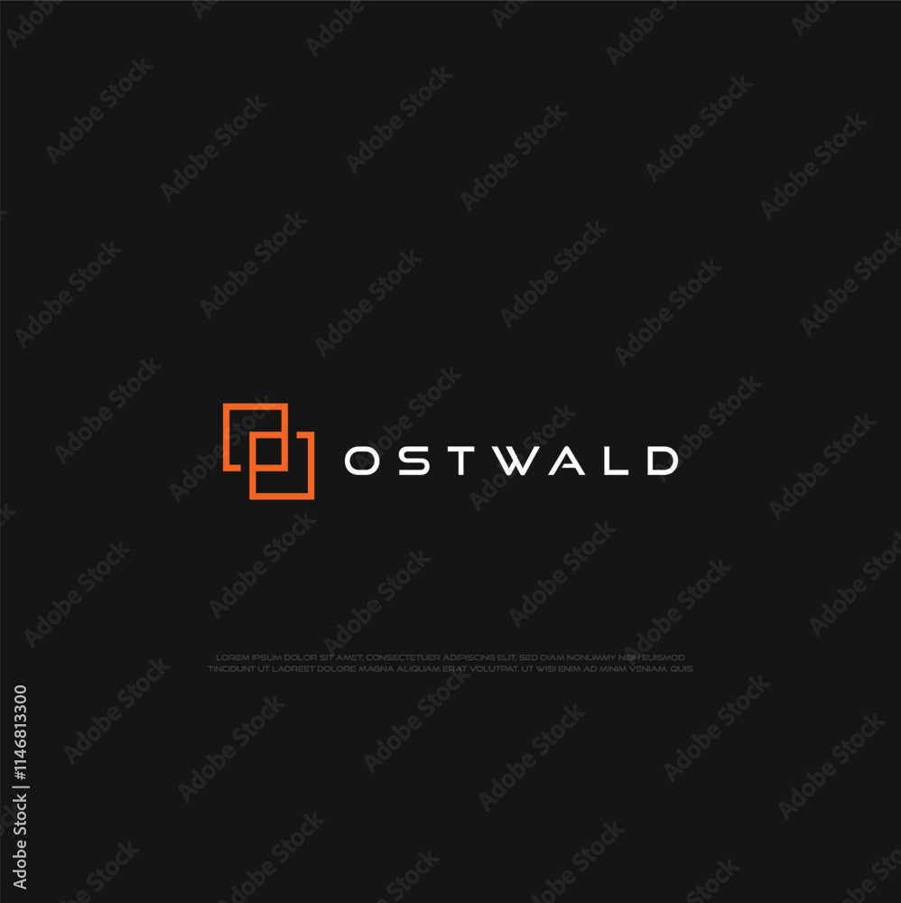 Fototapeta premium Square technology logo vector 