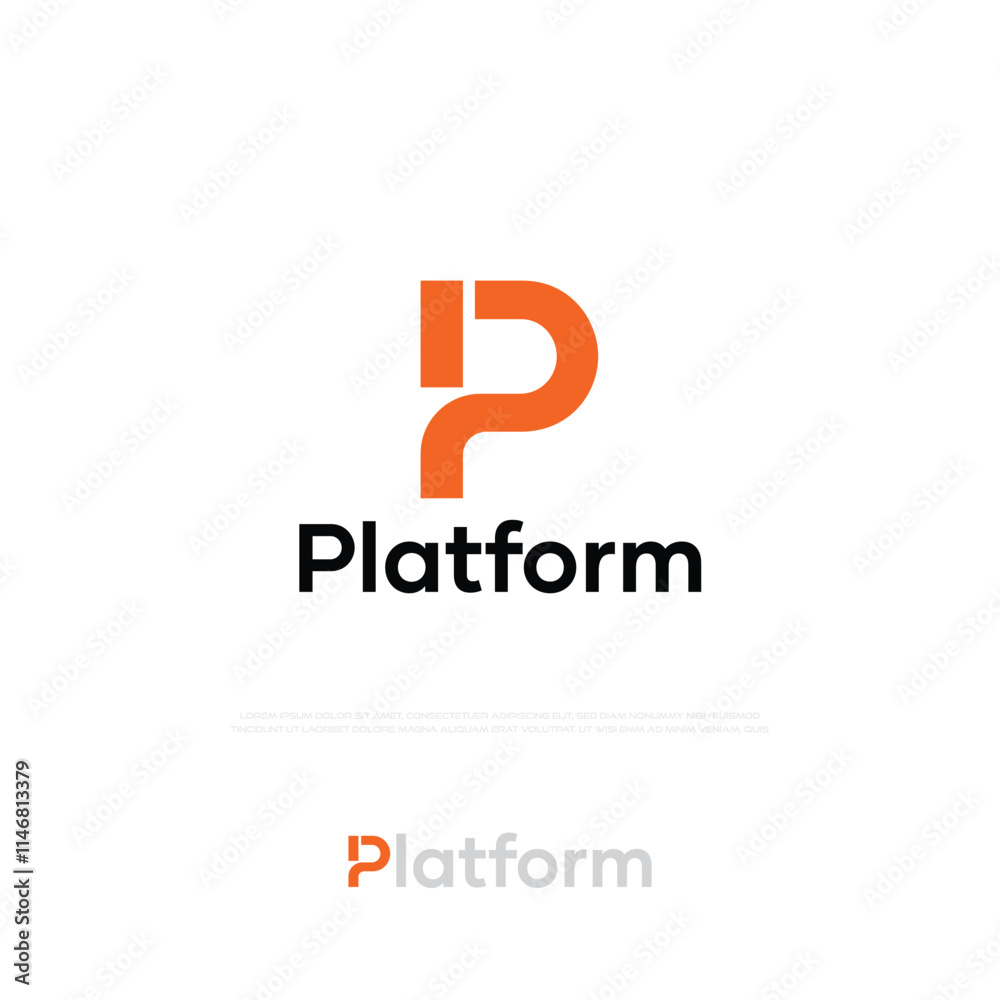 Letter P Logo. P Letter Design Vector Letter P Logo. P Letter Design Vector